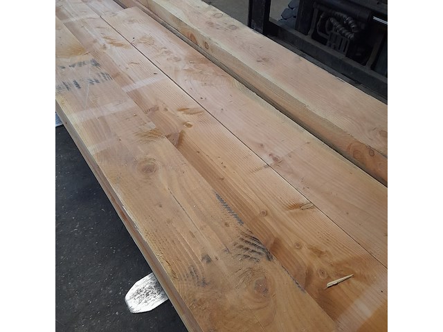 Ca. 10x douglas regel, 7,5 x 22,5 x 300 cm en 7,5 x 22,5 x 400 cm - afbeelding 4 van  6