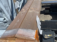 Ca. 10x douglas zweeds rabat, 21x190mm, lengte 400cm - afbeelding 1 van  3