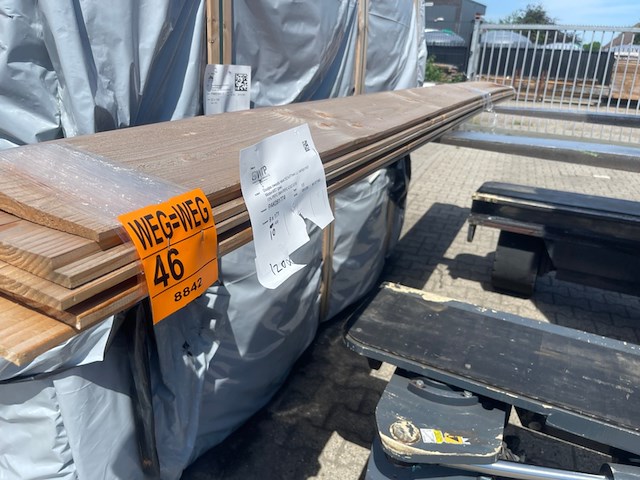 Ca. 10x douglas zweeds rabat, 21x190mm, lengte 400cm - afbeelding 2 van  3