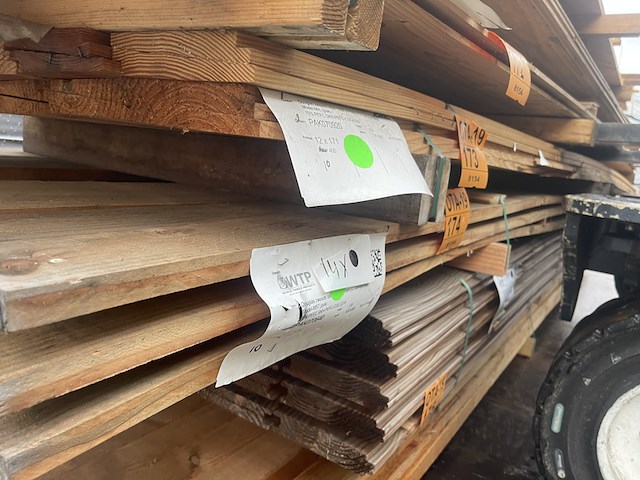 Ca. 10x douglas zweeds rabat, 21x190mm, lengte 500cm - afbeelding 2 van  3