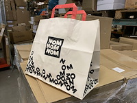 Ca. 10x dozen a 250 stuks papieren draagtassen groot - afbeelding 2 van  3