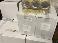 Ca. 10x dozen a 36 rollen plakband lowe noise, transparant - afbeelding 1 van  5