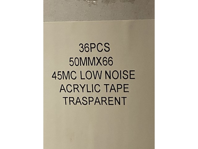 Ca. 10x dozen a 36 rollen plakband lowe noise, transparant - afbeelding 5 van  5