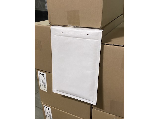 Ca. 10x dozen a ca. 50 stuks verzendenveloppen, wit - afbeelding 2 van  3