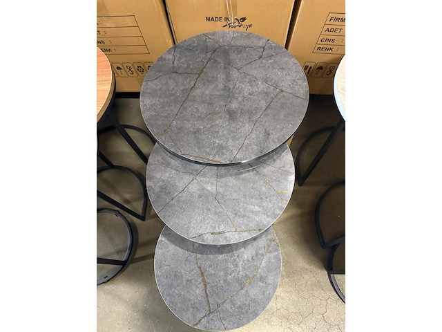 Ca. 10x driedelige bijzettafel - afbeelding 3 van  12