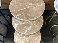 Ca. 10x driedelige bijzettafel - afbeelding 4 van  12