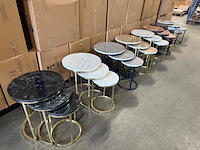 Ca. 10x driedelige bijzettafel - afbeelding 1 van  12