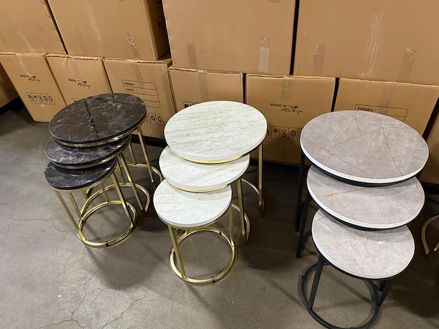 Ca. 10x driedelige bijzettafel - afbeelding 7 van  12