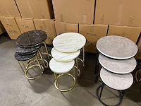 Ca. 10x driedelige bijzettafel - afbeelding 7 van  12