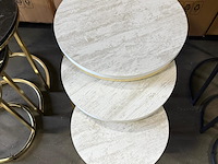 Ca. 10x driedelige bijzettafel - afbeelding 9 van  12