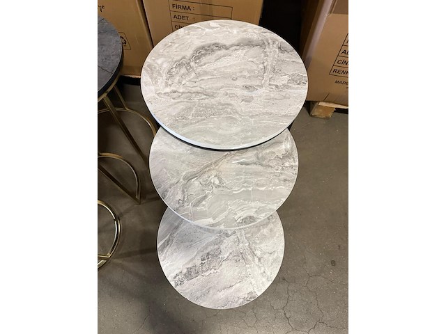 Ca. 10x driedelige bijzettafel - afbeelding 12 van  12