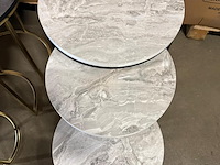 Ca. 10x driedelige bijzettafel - afbeelding 12 van  12