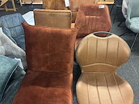 Ca. 10x eetkamerstoelen, cognac - afbeelding 7 van  7
