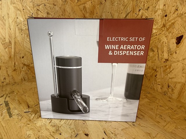 Ca. 10x elektrische wijndispenser, zwart - afbeelding 1 van  3