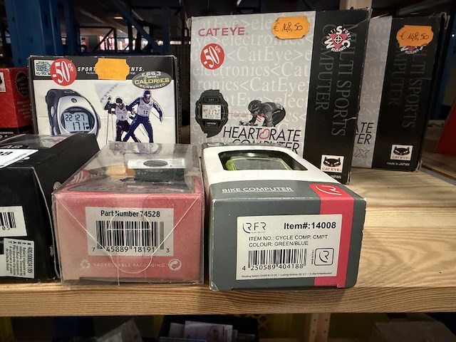 Ca. 10x fietscomputer, sporthorloge, fitnesshorloge, cateye, trek - afbeelding 2 van  10