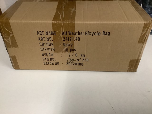 Ca. 10x fietstassen voor elk weertype vasad, blauw - afbeelding 4 van  6