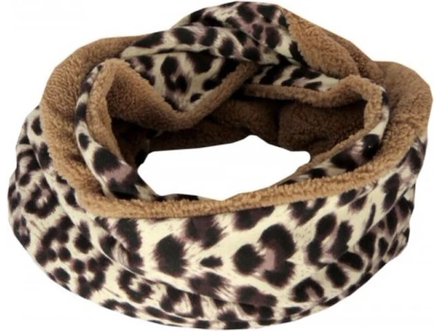 Ca. 10x fleece col sjaal dames, diverse prints, 28 x 75 cm - afbeelding 5 van  5