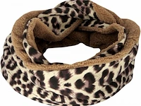 Ca. 10x fleece col sjaal dames, diverse prints, 28 x 75 cm - afbeelding 5 van  5