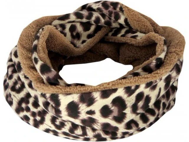 Ca. 10x fleece col sjaal dames, diverse prints, 28 x 75 cm - afbeelding 2 van  3