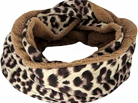 Ca. 10x fleece col sjaal dames, diverse prints, 28 x 75 cm - afbeelding 2 van  3