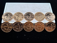 Ca. 10x gouden munt, south africa, krugerrand