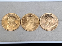 Ca. 10x gouden munt, south africa, krugerrand - afbeelding 3 van  7