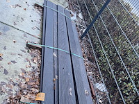 Ca. 10x guyana teak vlonderplanken, 21x145mm, lengte 1/305cm, 9/335cm - afbeelding 1 van  3