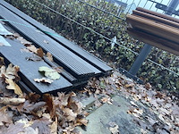 Ca. 10x guyana teak vlonderplanken, 21x145mm, lengte 1/305cm, 9/335cm - afbeelding 3 van  3