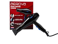 Ca. 10x haardroger 2200 watt, aerova, zwart - afbeelding 3 van  3
