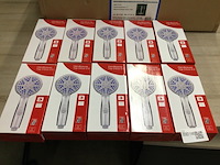 Ca. 10x handouche met 3 straalstanden en waterstop, sanitop, 721745 - afbeelding 2 van  4