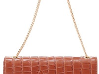 Ca. 10x handtas cocodrillo, amaron - afbeelding 1 van  3