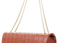 Ca. 10x handtas cocodrillo, amaron - afbeelding 2 van  3