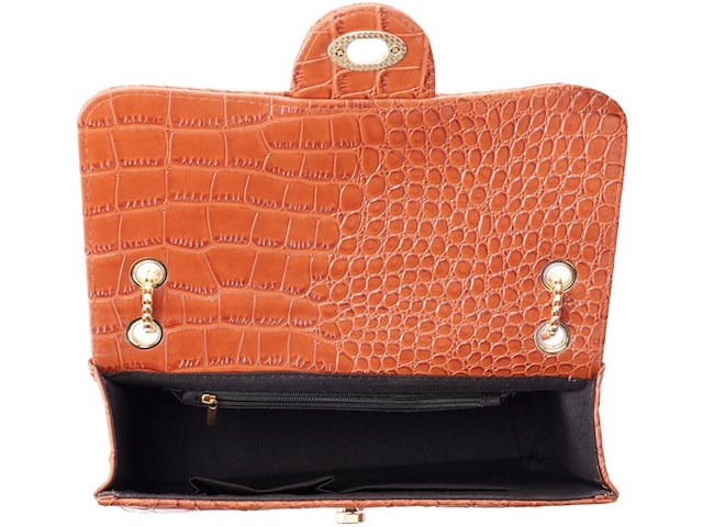 Ca. 10x handtas cocodrillo, amaron - afbeelding 3 van  3