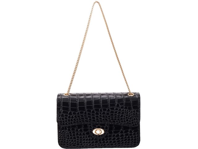 Ca. 10x handtas cocodrillo, negro - afbeelding 1 van  3