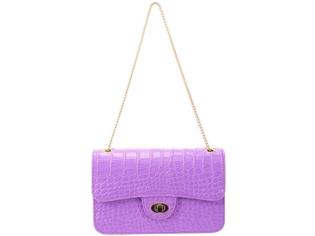 Ca. 10x handtas cocodrillo, purpura - afbeelding 1 van  3