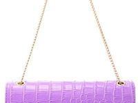 Ca. 10x handtas cocodrillo, purpura - afbeelding 1 van  3