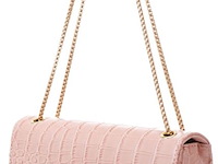 Ca. 10x handtas cocodrillo, rosa - afbeelding 2 van  3