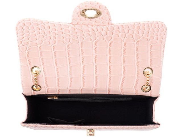 Ca. 10x handtas cocodrillo, rosa - afbeelding 3 van  3