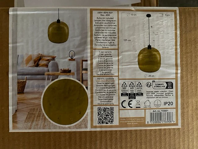 Ca. 10x hanglamp, dknc, diverse modellen - afbeelding 4 van  4