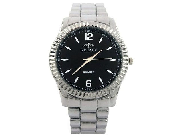 Ca. 10x horloge grealy, granite silver - afbeelding 1 van  1