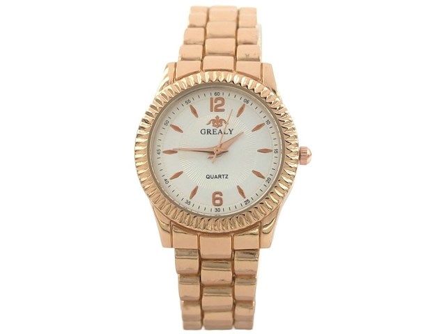 Ca. 10x horloge grealy, rose diamond - afbeelding 1 van  1