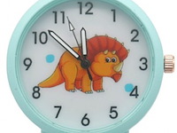 Ca. 10x horloge kids, blue dino - afbeelding 1 van  1