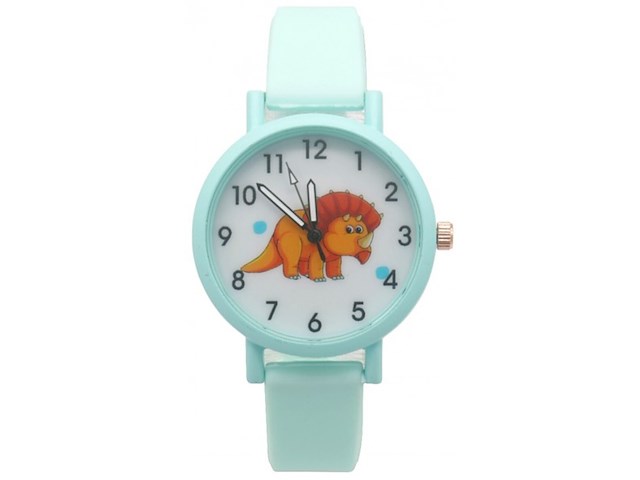 Ca. 10x horloge kids, blue dino - afbeelding 1 van  1