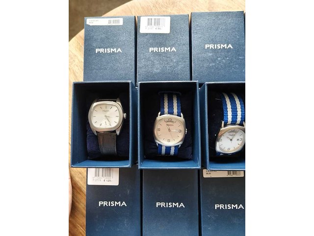 Ca. 10x horloges diverse modellen prisma - afbeelding 2 van  5