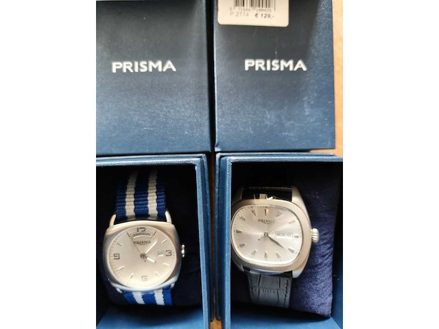 Ca. 10x horloges diverse modellen prisma - afbeelding 4 van  5