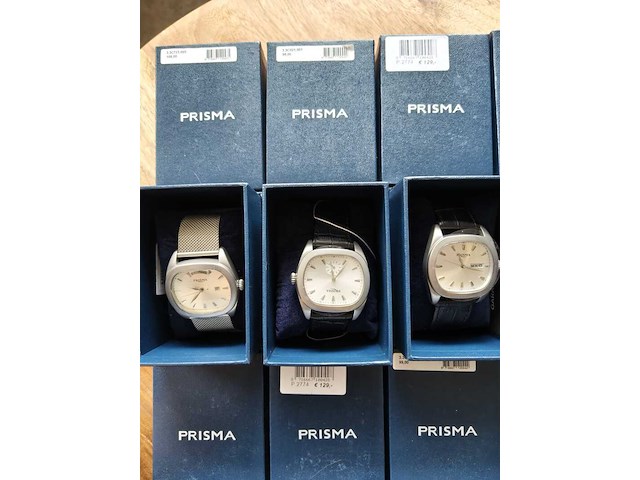 Ca. 10x horloges diverse modellen prisma - afbeelding 2 van  5