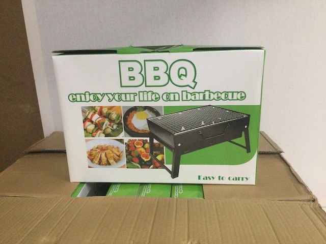 Ca. 10x houtskoolbarbecue, bbq easy to carry, zilver - afbeelding 2 van  3