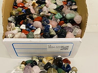 Ca. 10x kilo trommelstenen mix luxe - afbeelding 1 van  3