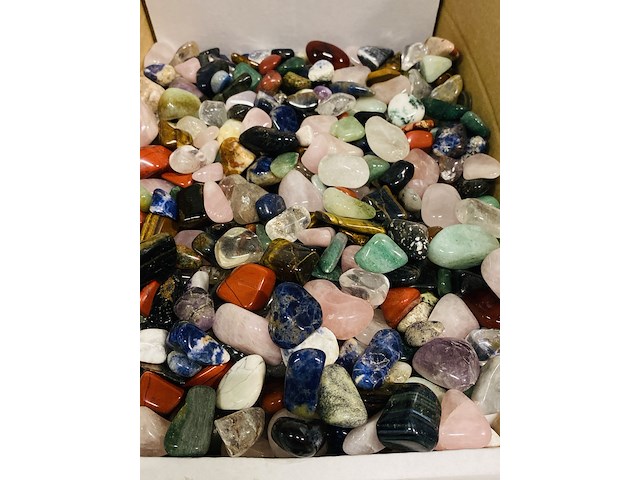 Ca. 10x kilo trommelstenen mix luxe - afbeelding 3 van  3