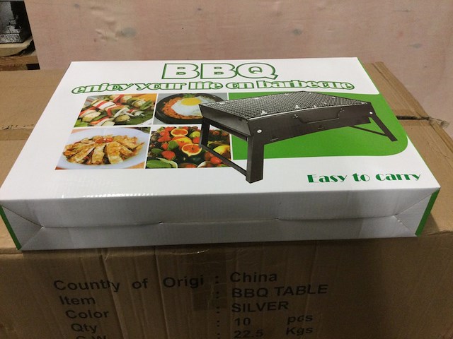 Ca. 10x kleine barbeque, zwart - afbeelding 1 van  3